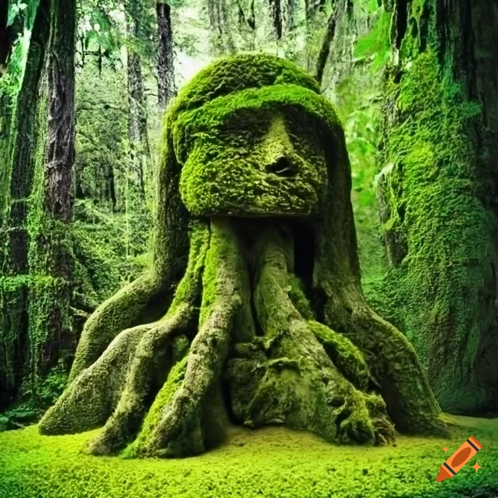 Moss covered Mayan Tree Of Life moss-covered-mayan-tree-of-life