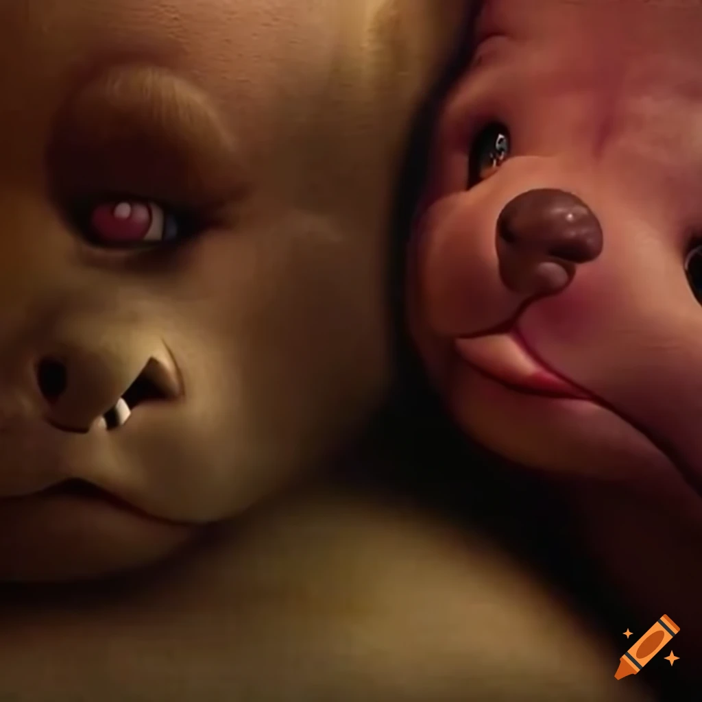 scene from David Lynch's Wild At Heart with care bears