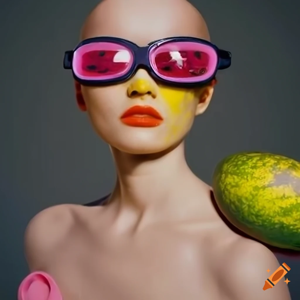 photorealistic fashion model in chic cream and pastel clothes