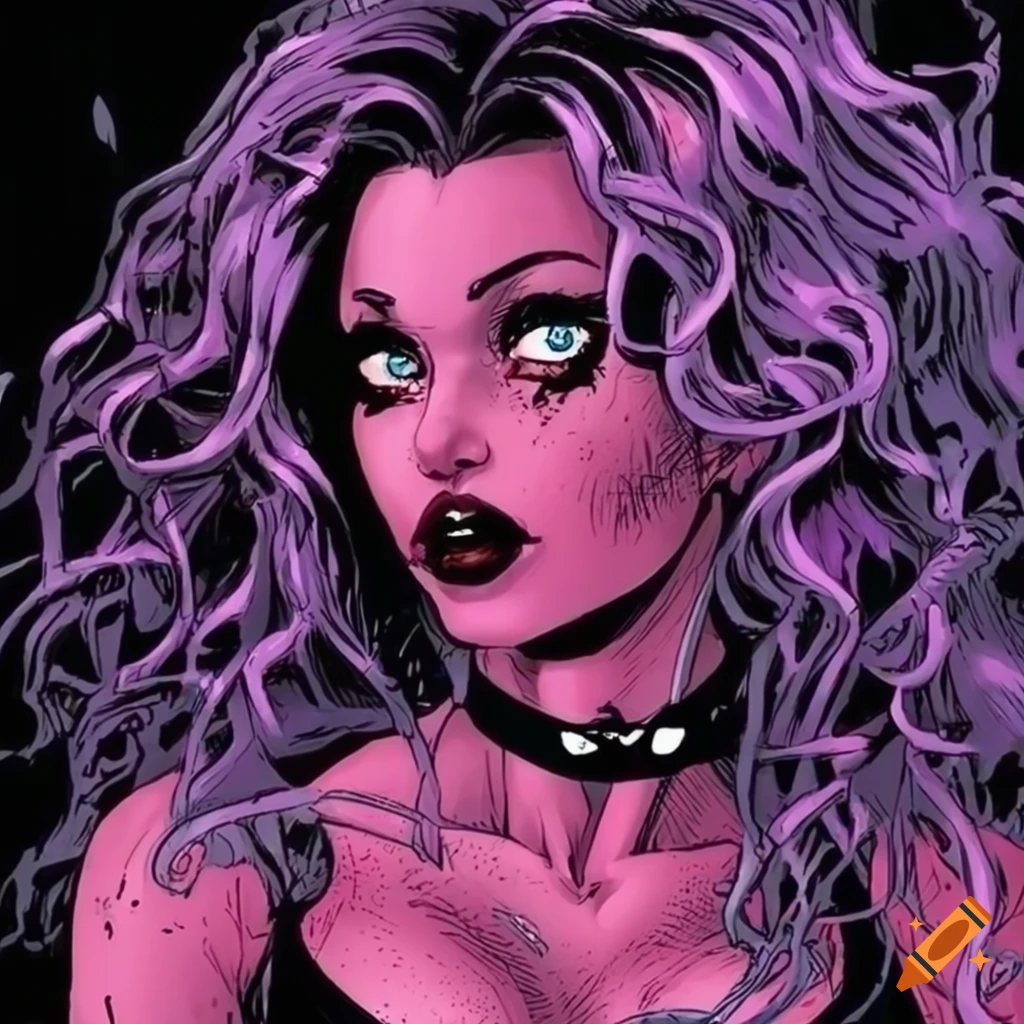 horror comic girl from the 90s