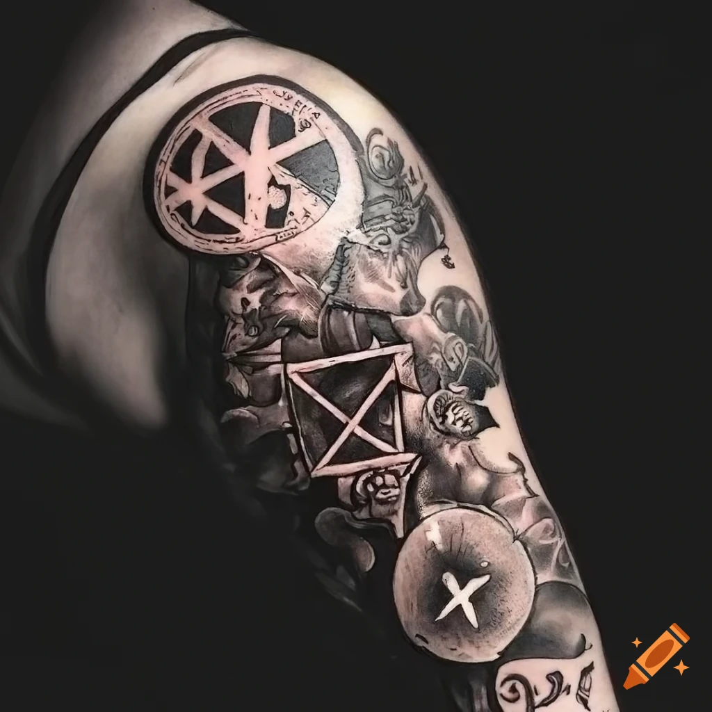 Pentacle tattoo by bLazeovsKy on DeviantArt