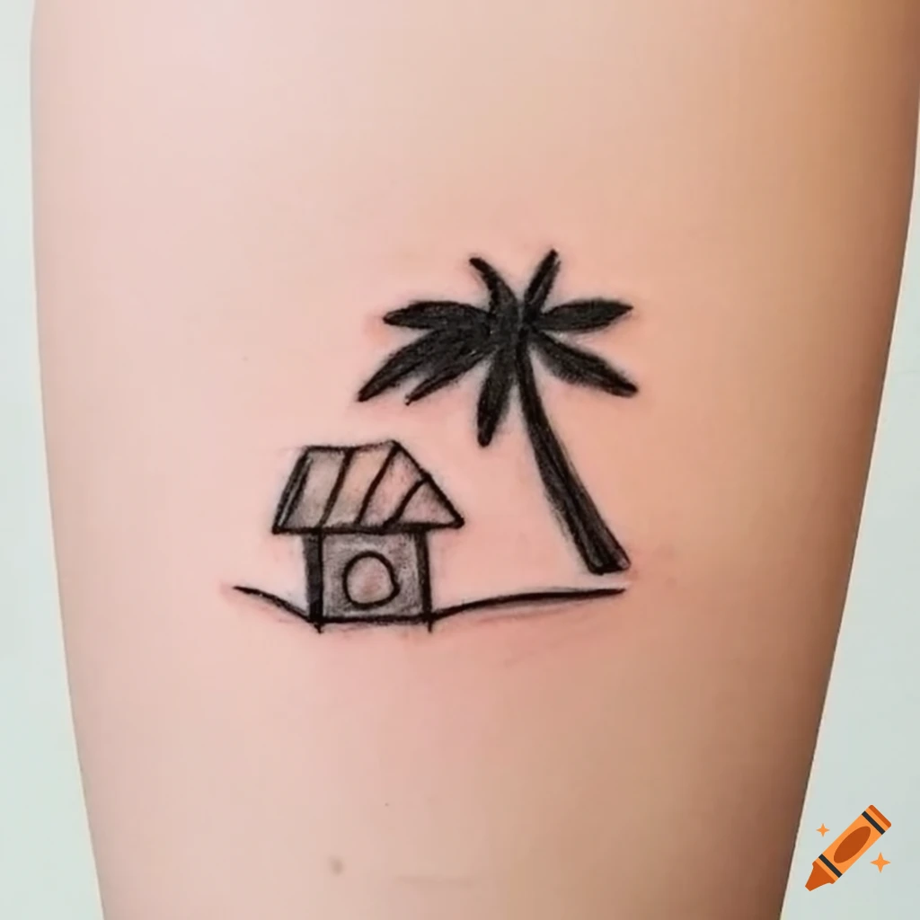 Tattoo uploaded by Mariano ''GHOST'' Goff • Palm tree tattoo • Tattoodo
