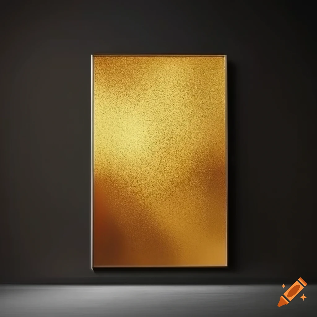 Golden empty tableau on craiyon
