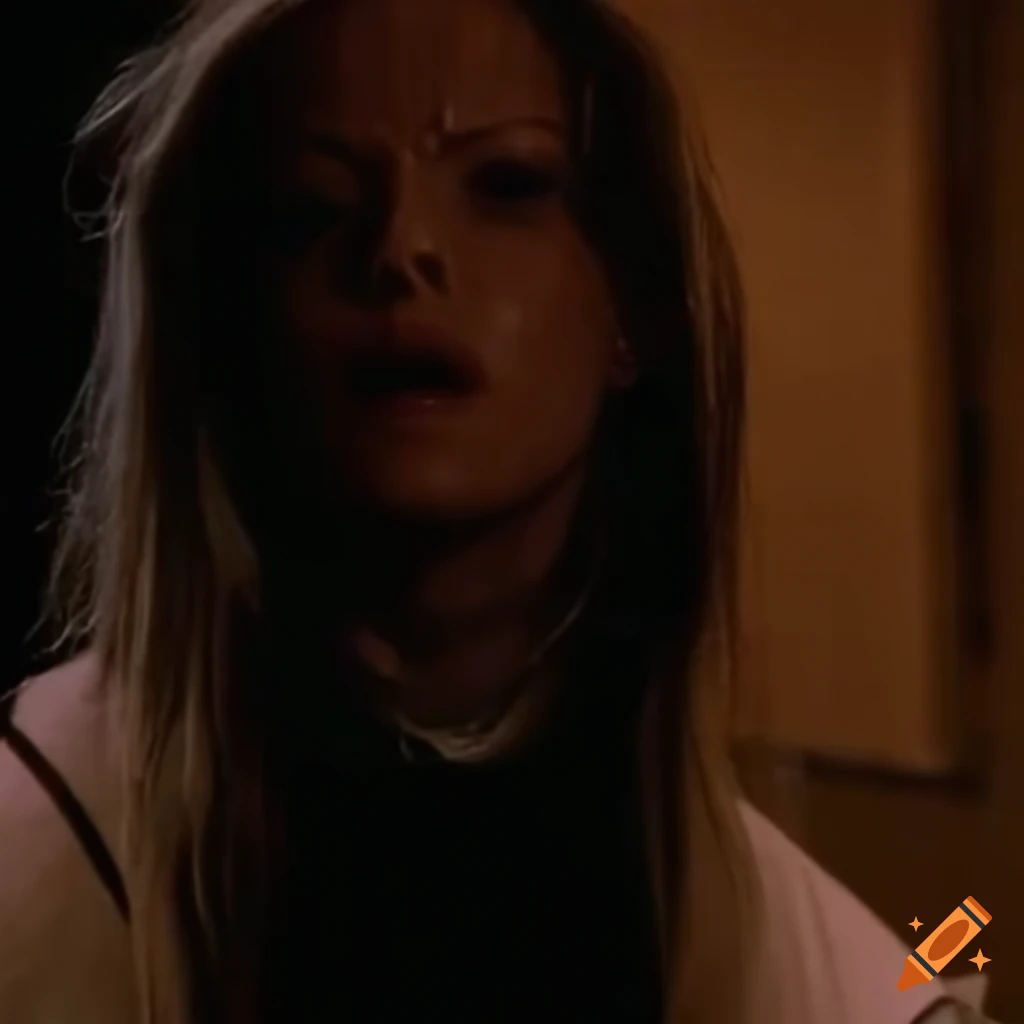 Horror noir movie scene in a 90s new york back alley on craiyon