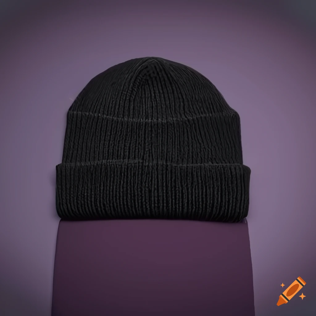 3D textured beanie hat