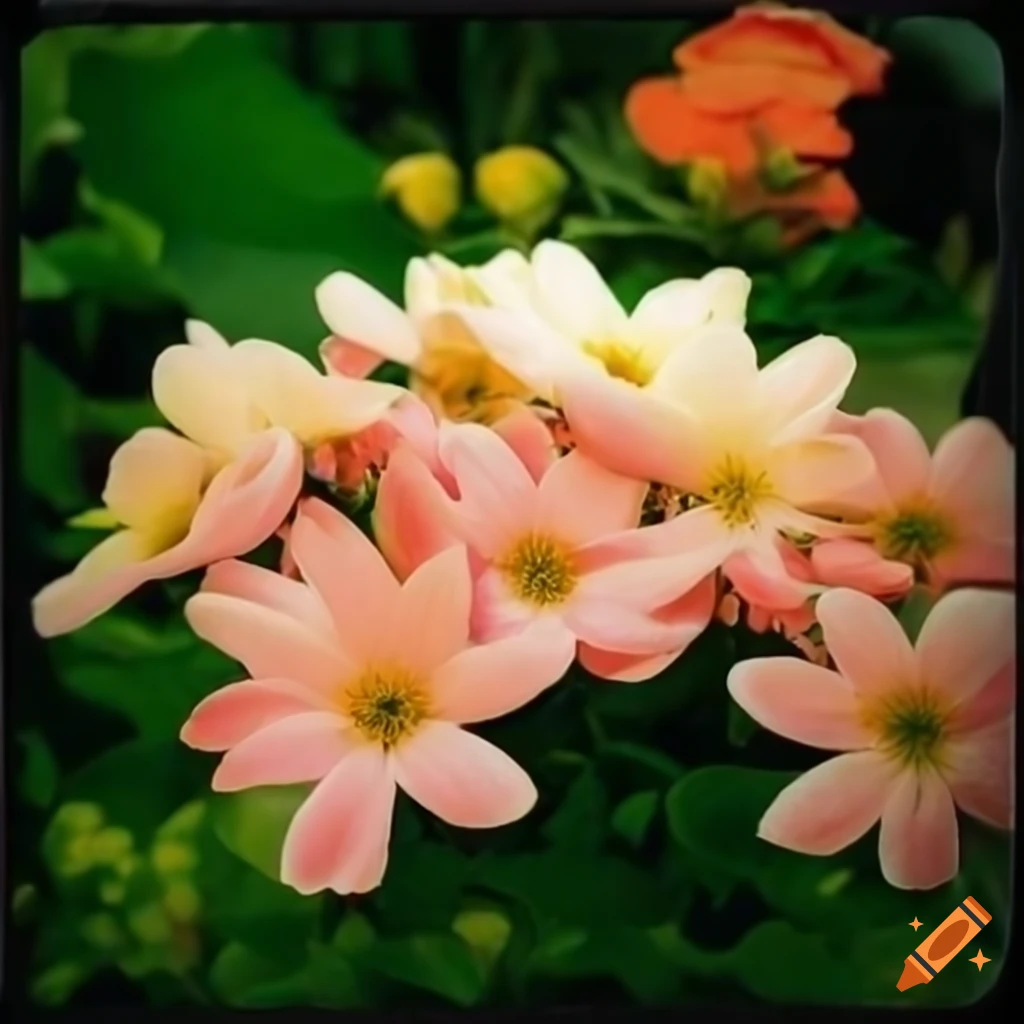 beautiful flowers in bloom