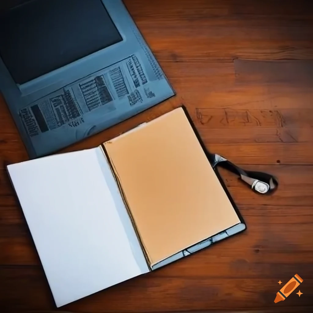 folder on a desk