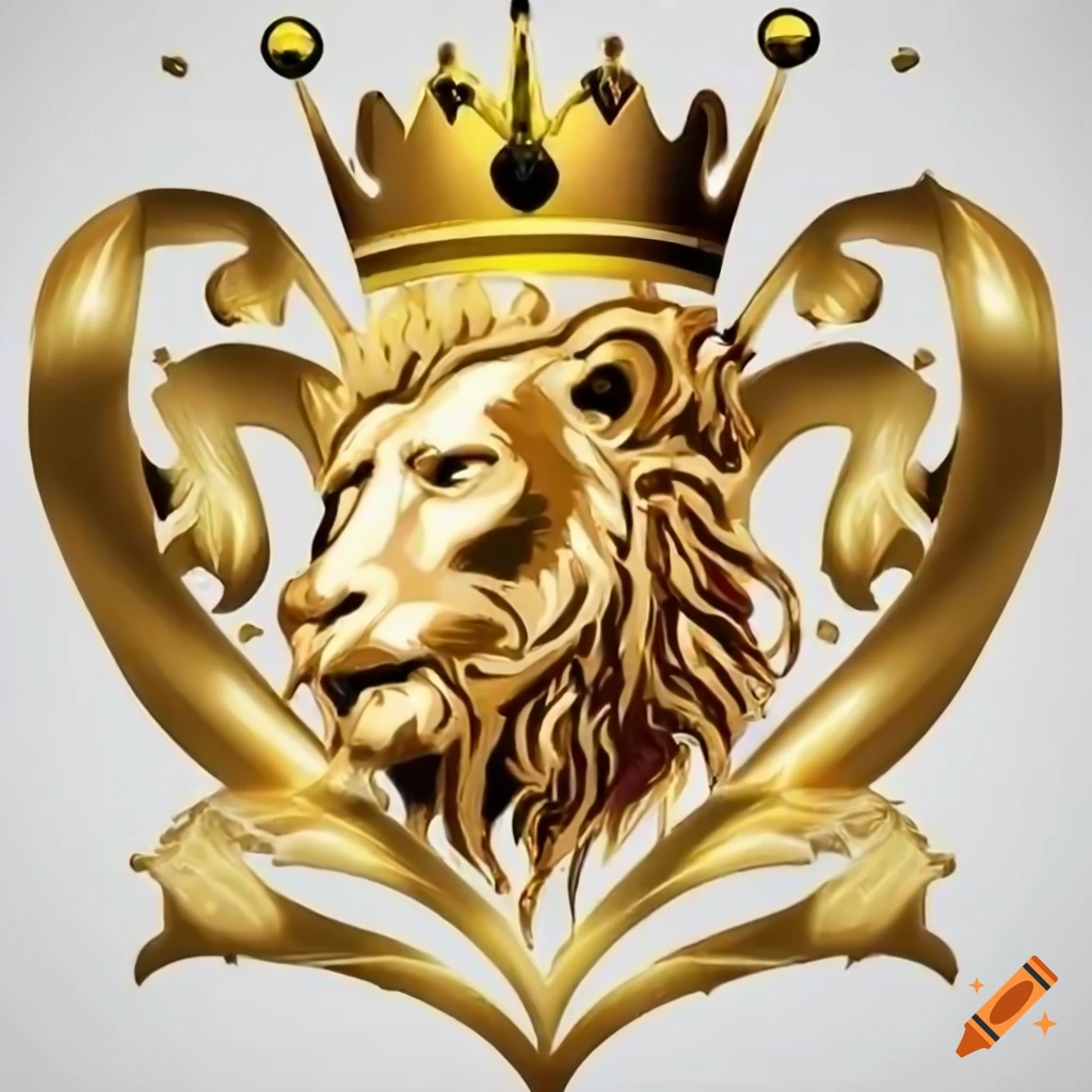 Majestic Lion Head Logo | Royal Lion Logo For Sale - Lobotz LTD