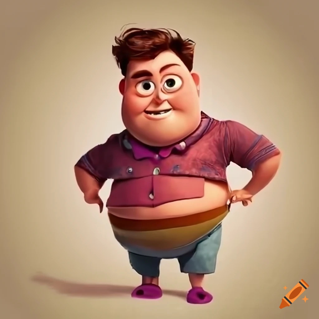 Movie poster of big d randy in pixar animation style on Craiyon