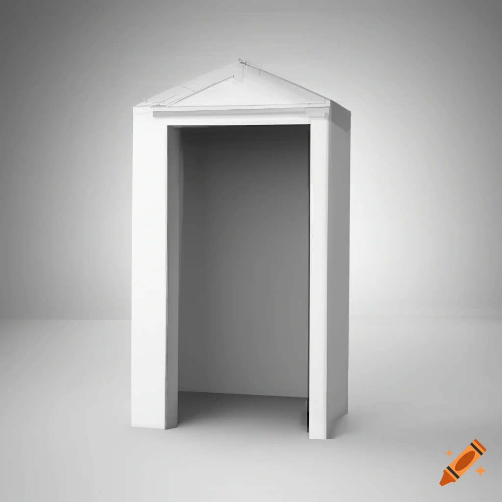 1:1 plasterplate mockup of a guardhouse