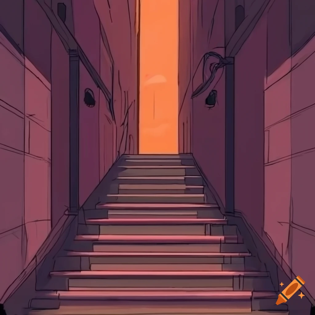 Stairs in anime. – Present&Correct