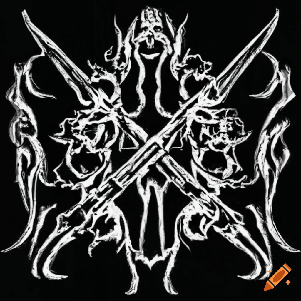 logo of MurdereD by DemonS metal band