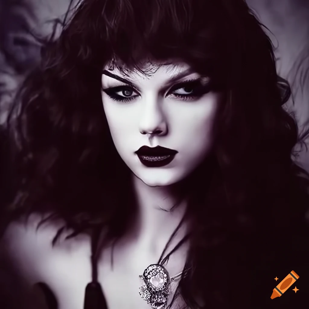 Goth Inspired Image Of Taylor Swift