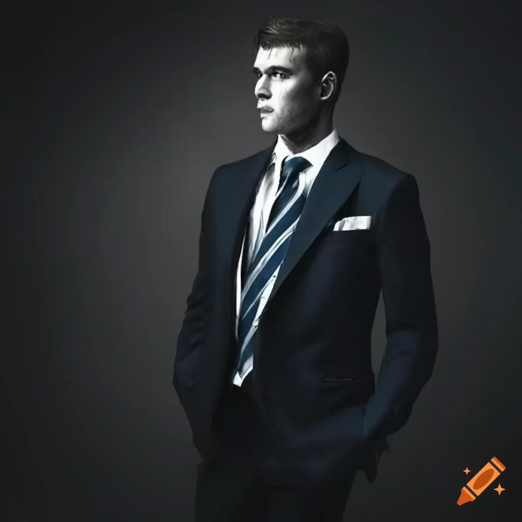 Image of a football manager in a suit on Craiyon