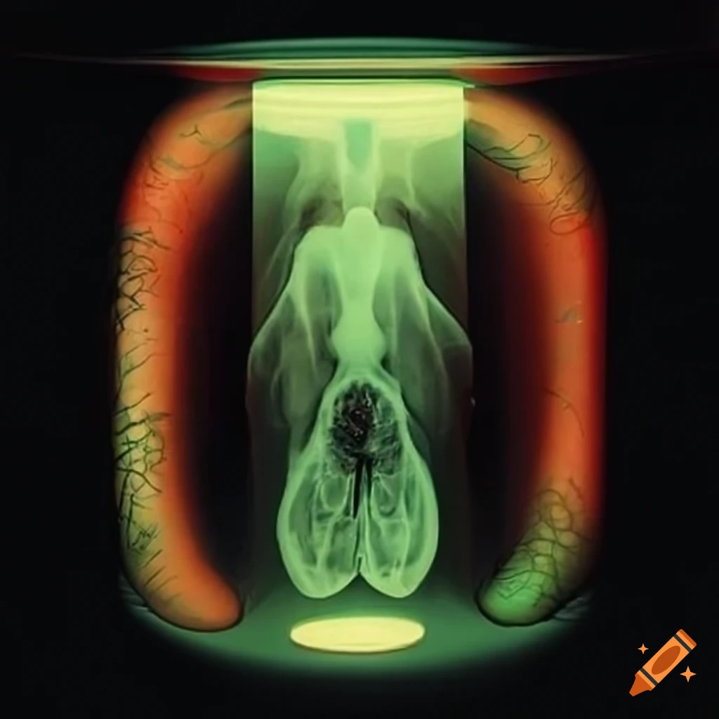 x-ray of a laboratory experiment