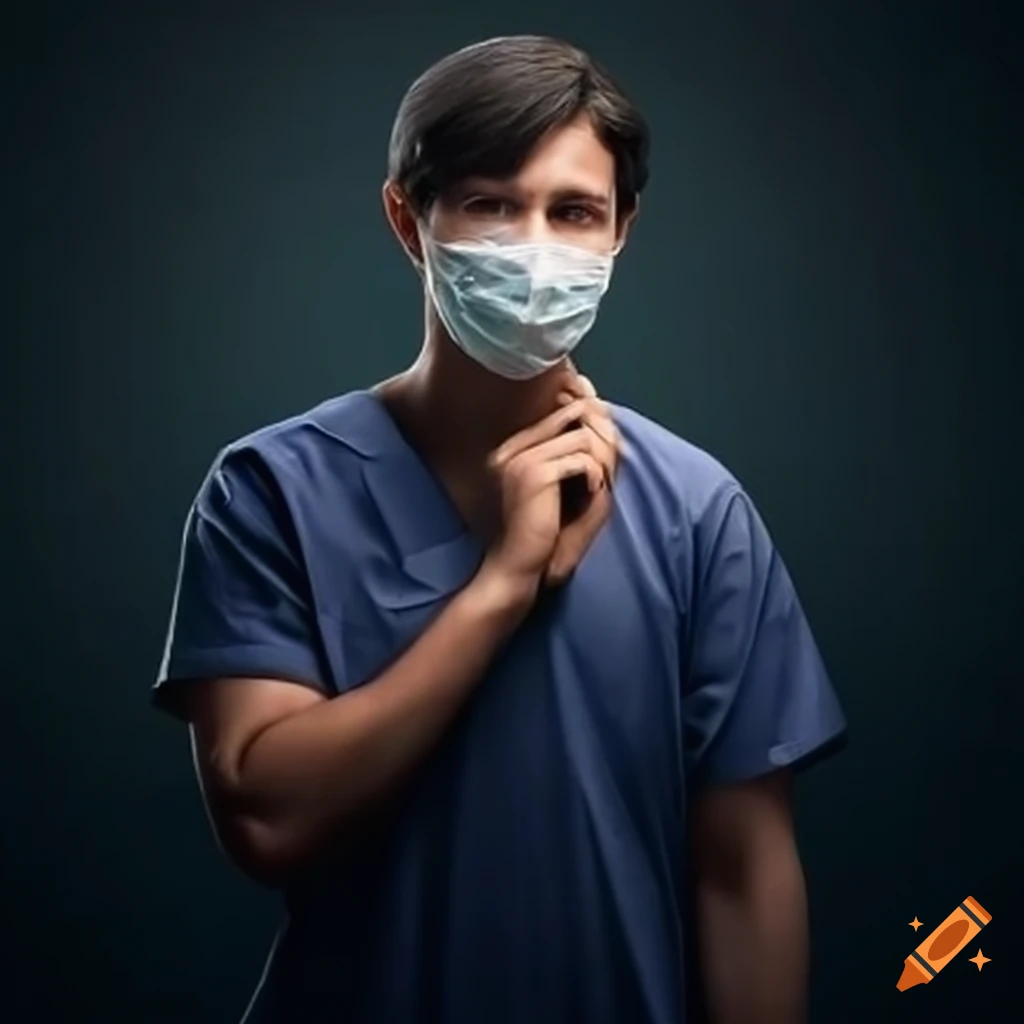 image of a compassionate male nurse