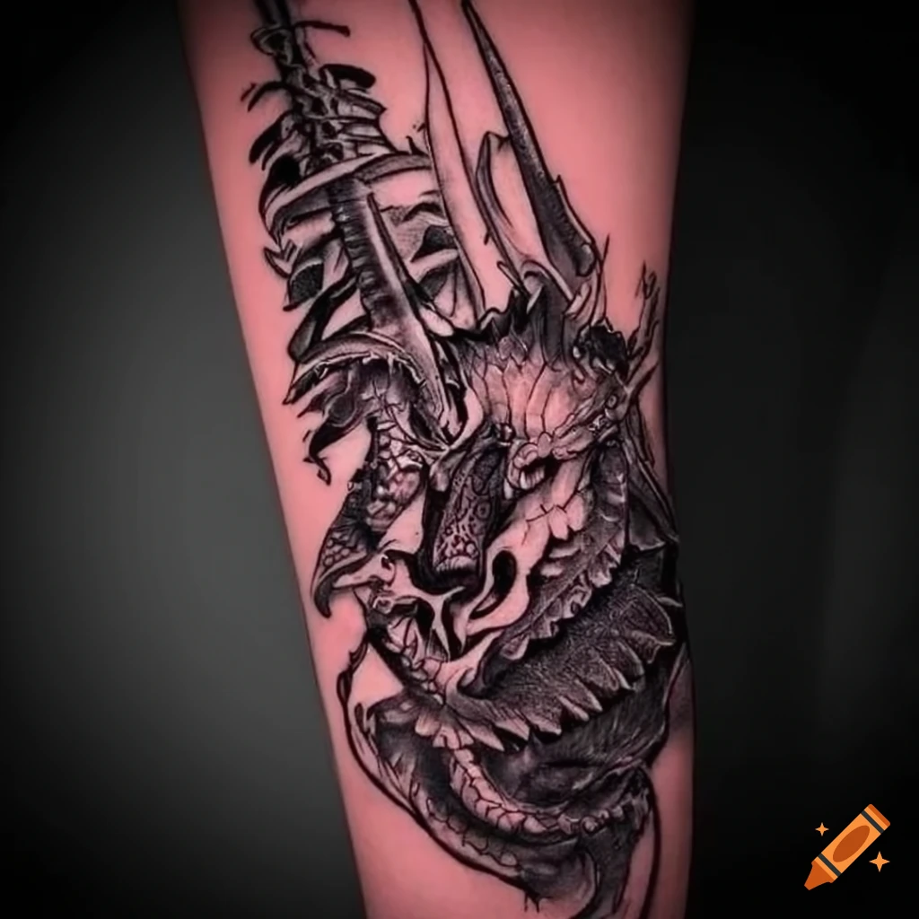 Dragon Sleeve Tattoos Designs Royalty-Free Images, Stock Photos & Pictures  | Shutterstock