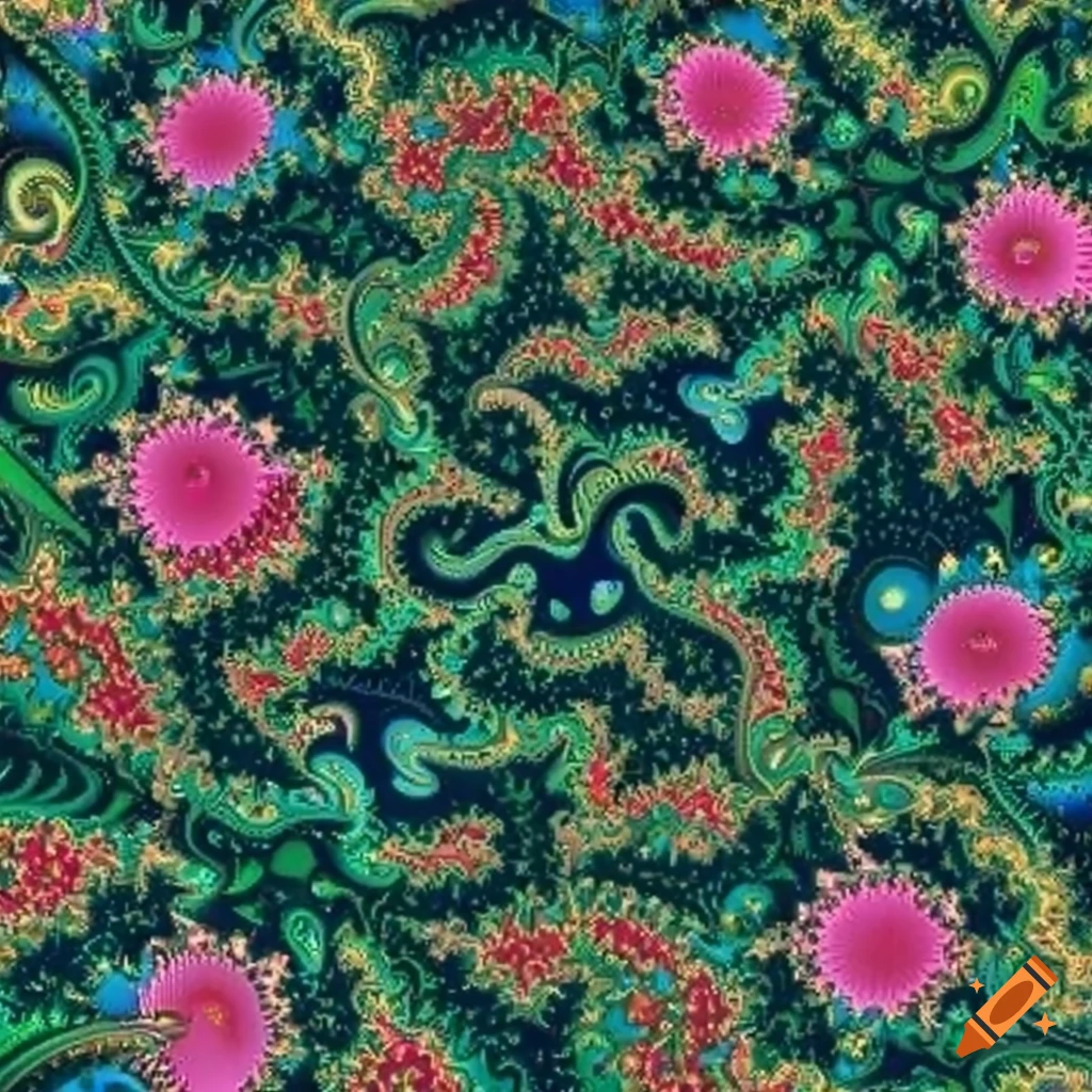 Tangled hedge of rose bushes painting on Craiyon