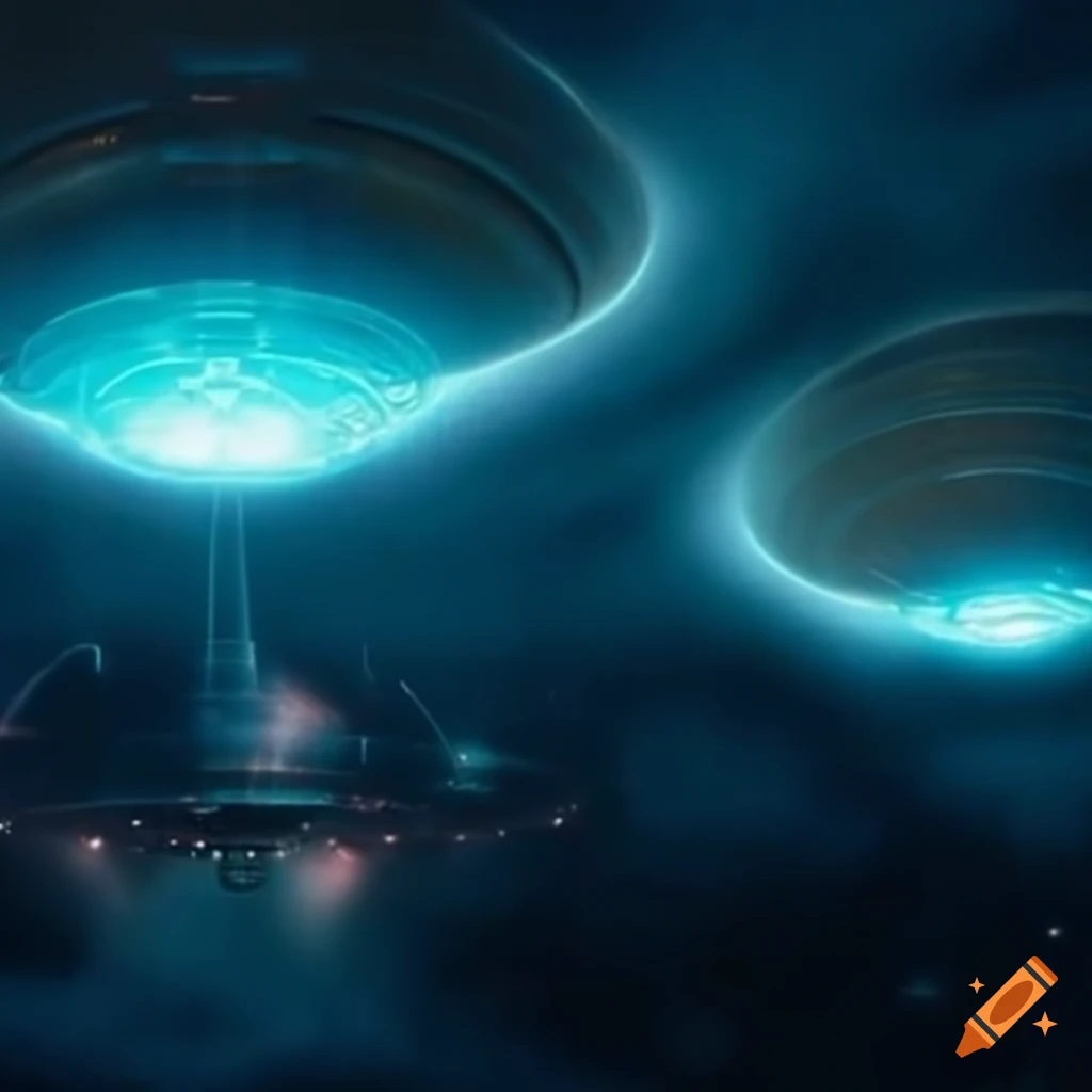 illustration-of-a-ufo-in-the-night-sky-on-craiyon