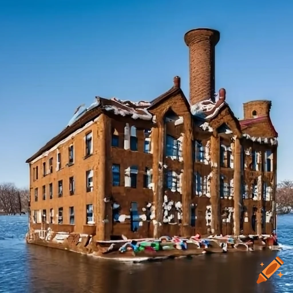 gingerbread factory by the water