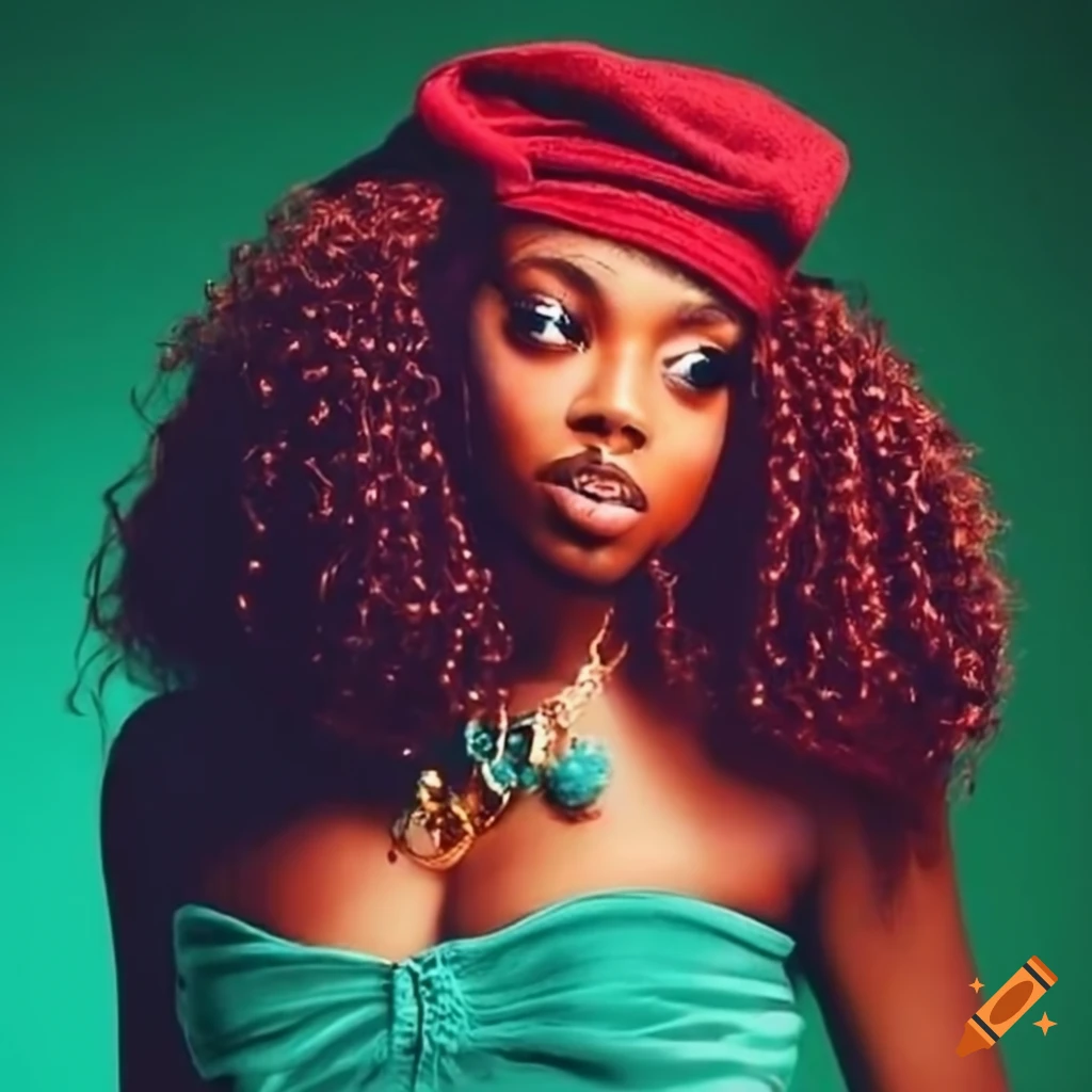 Black Girl Dressed In Hip hop Style For Christmas On Craiyon