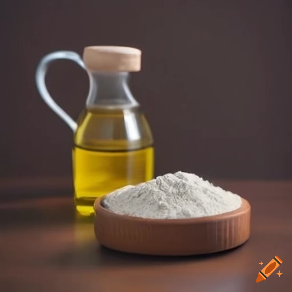 Small jug of oil and flour on Craiyon