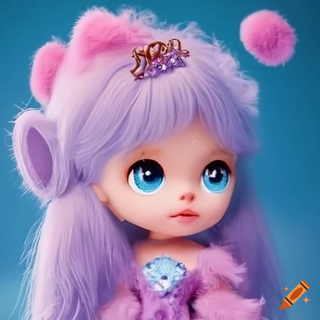 Adorable image of a tiny fluffy princess