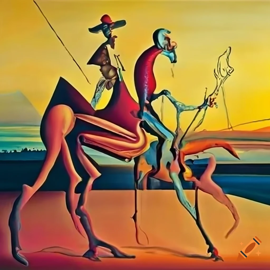 Salvador Dali s Interpretation Of Don Quixote On Craiyon salvador-dali-s-interpretation-of-don-quixote-on-craiyon