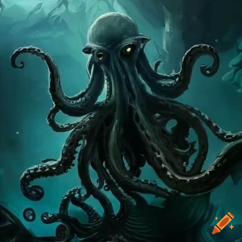 Kraken memory game card on craiyon