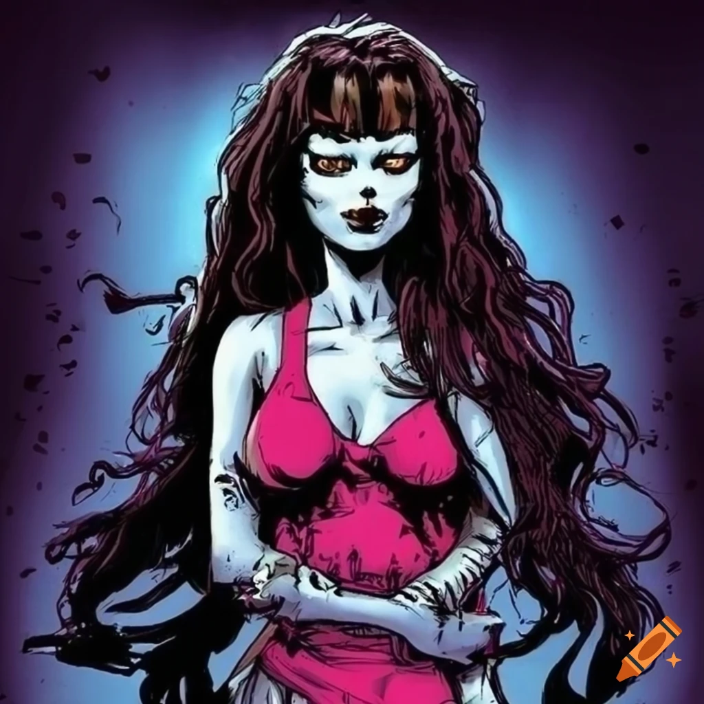 Horror Comic Girl From The 90s On Craiyon emily-osment-style-marsha-brady-princess-diana-hair-maureen