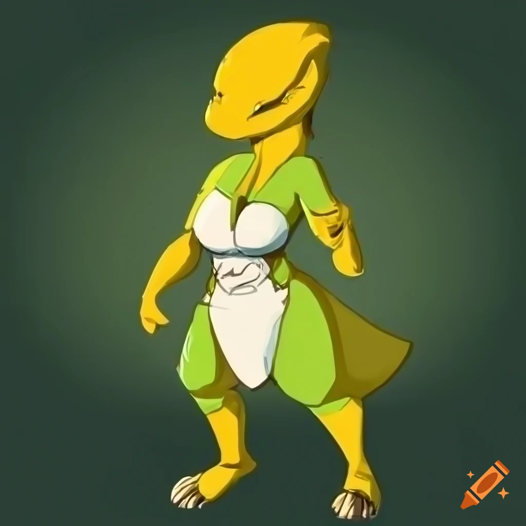 Yellow Anthro Lizard Woman Wearing Lab Coat On Craiyon 2nd-std-karnataka-kannada-siri-kannada-poem-4-lesson-8