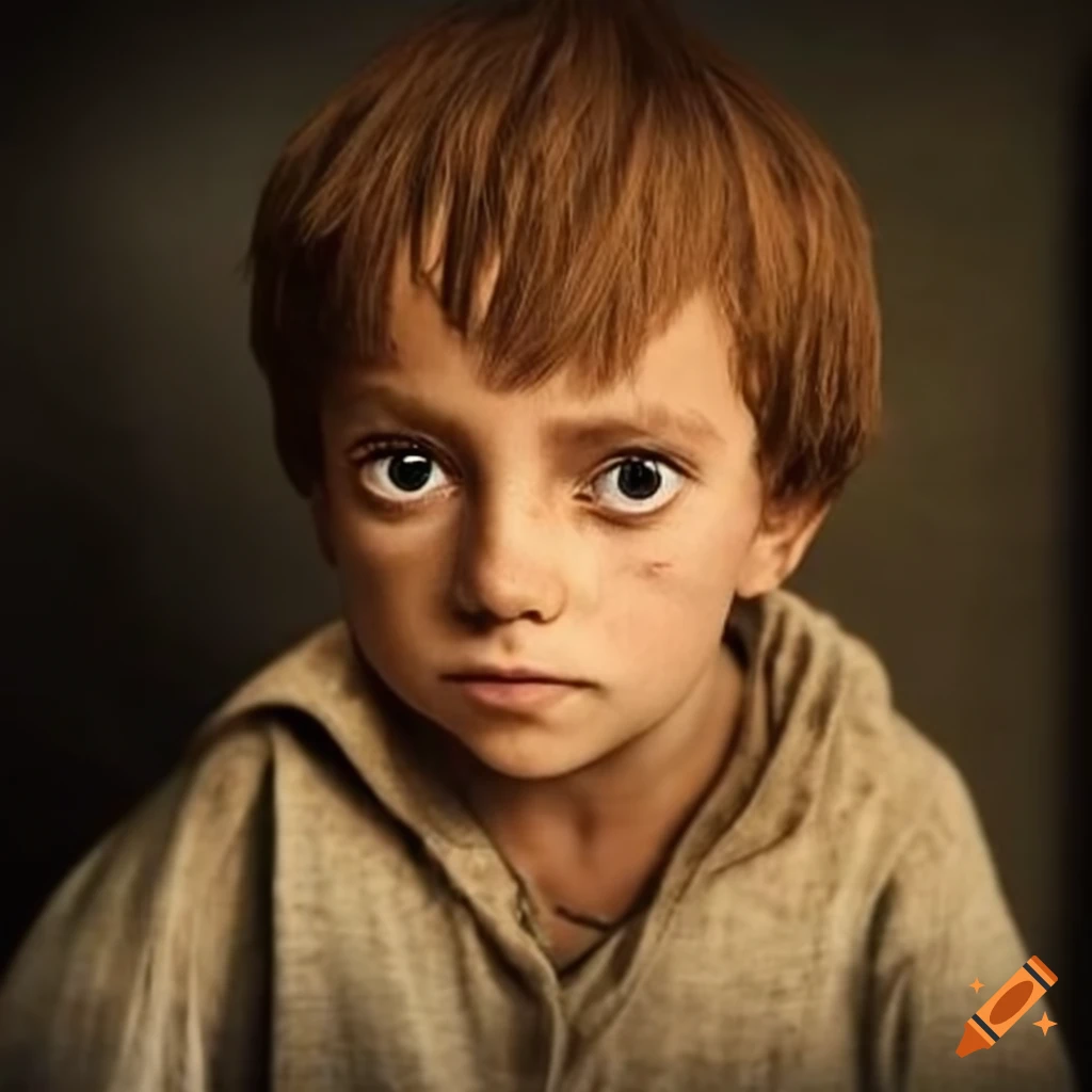 portrait of a young Belgian child