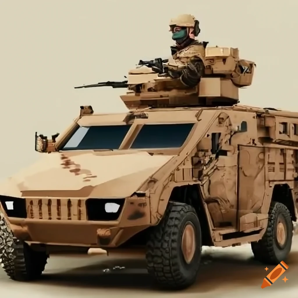 desert camo army IFV