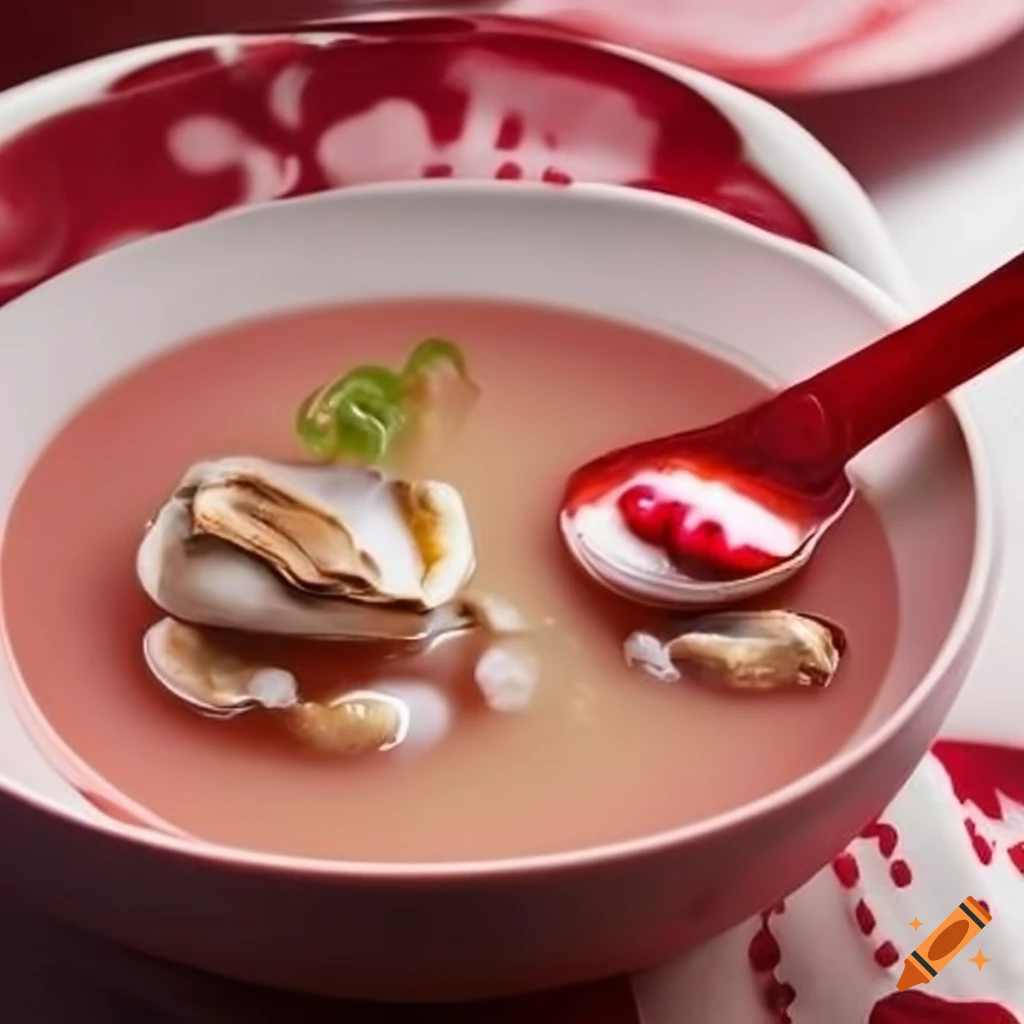 candy cane soup delicacy