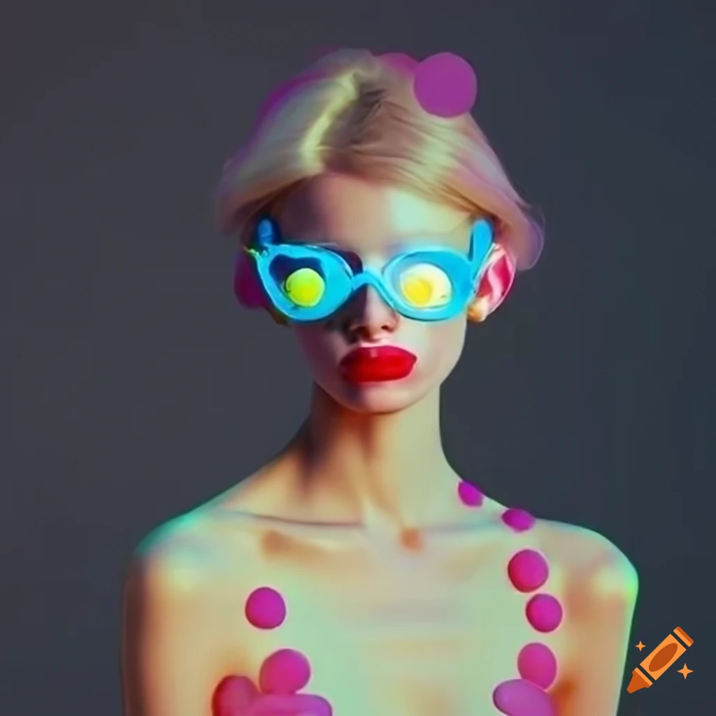 high fashion vogue model in a stylish aesthetic