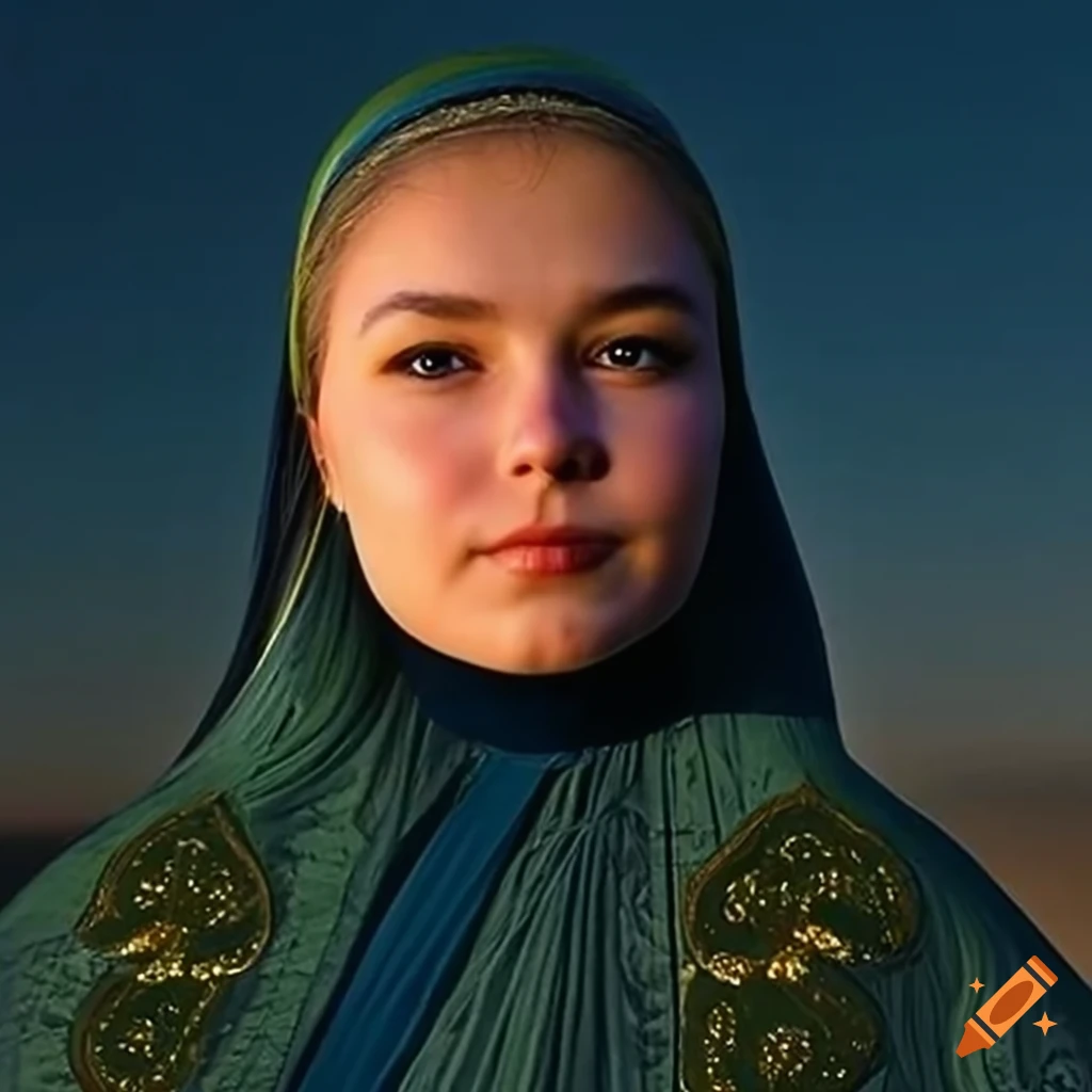 Sunset over a mountain lake on Craiyon