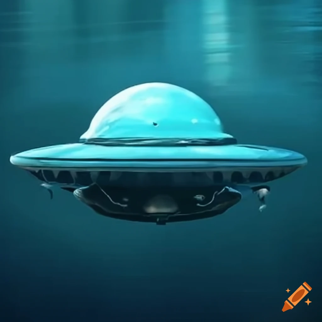 sighting of a UFO above a lake