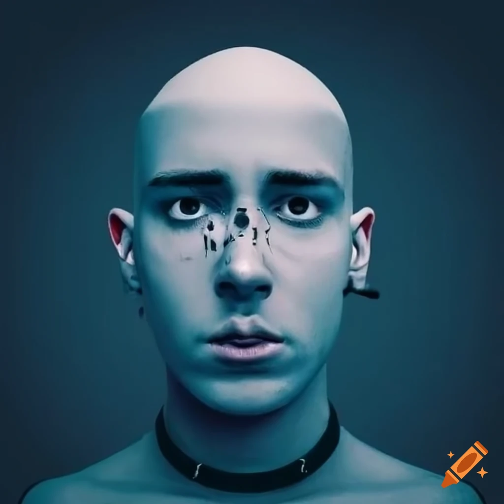 image of a punk guy with a buzz cut