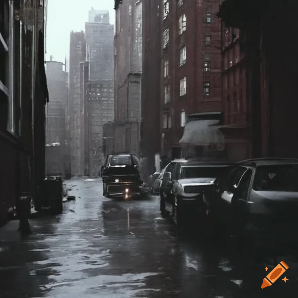 Dark and mysterious alleyway in New York City on Craiyon