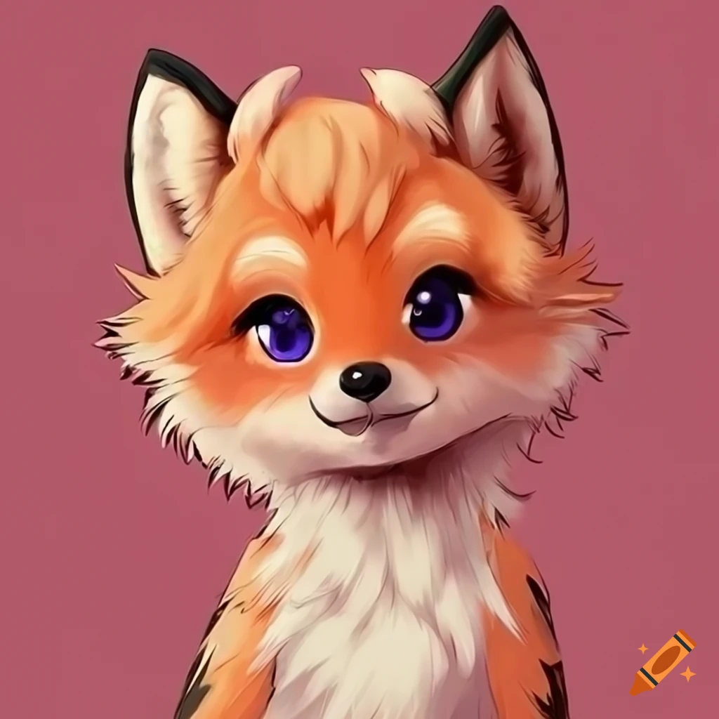 cute furry fox image