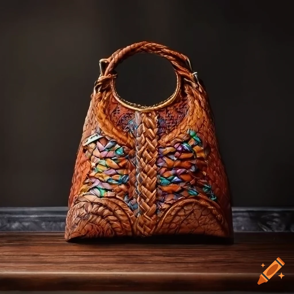 Handcraft vintage floral leather Carved Satchel shoulder bag purse for  women girl | Leather handbags, Leather, Bags