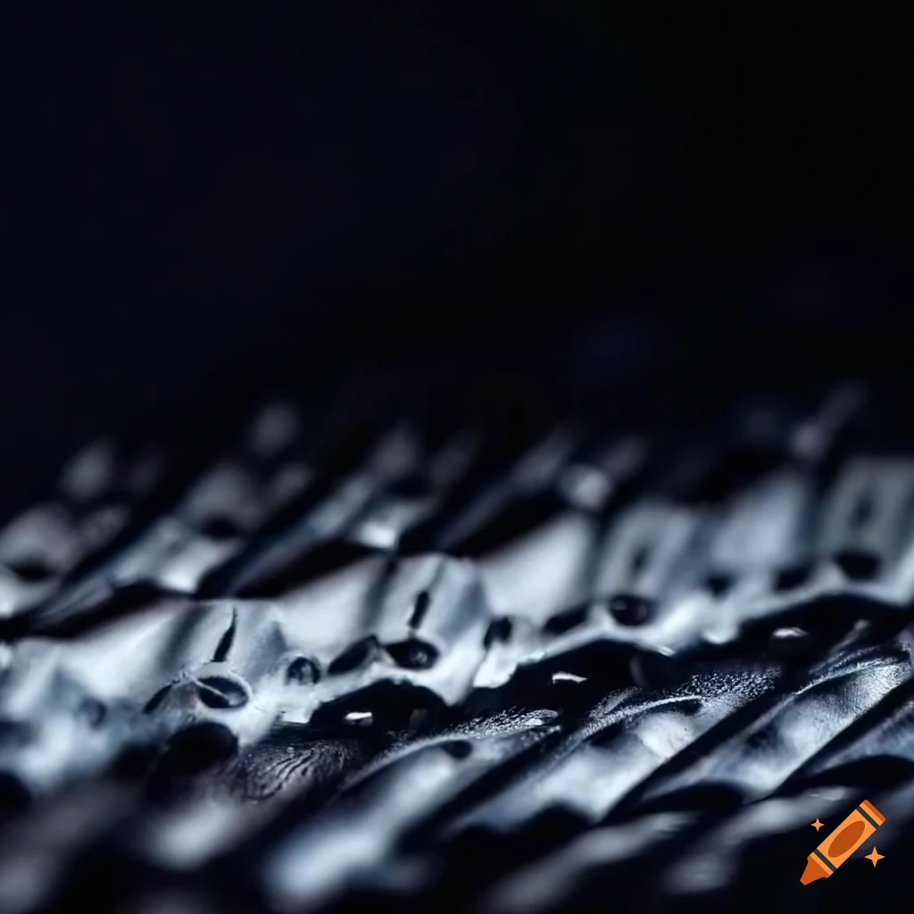 dark and intimidating machine component