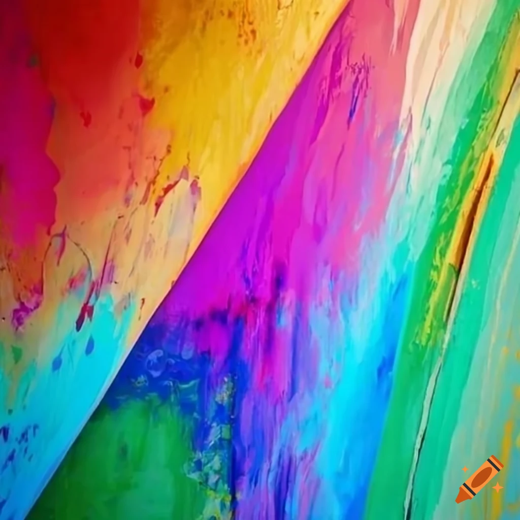 vibrant and colorful wall