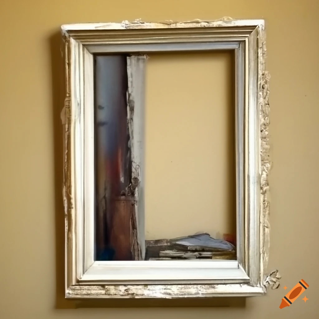 Repaired picture frame on Craiyon