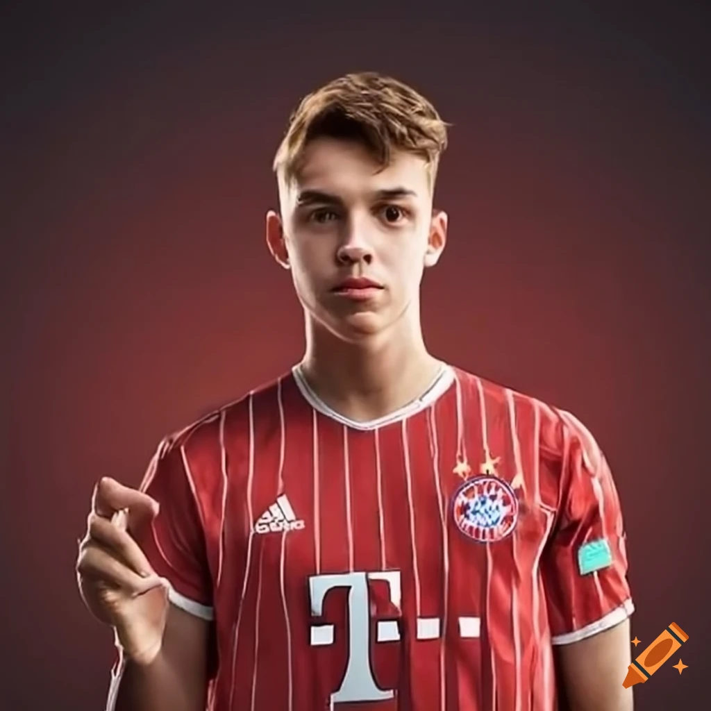 soccer-fan-watching-bayern-munich-game-at-the-gallery-on-craiyon