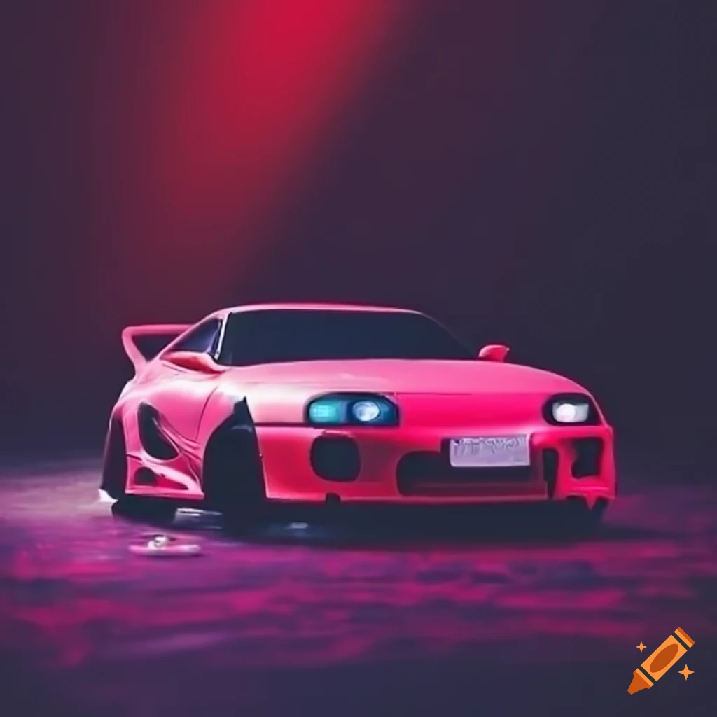 Image Of A Supra Performing Roller Shots On Craiyon