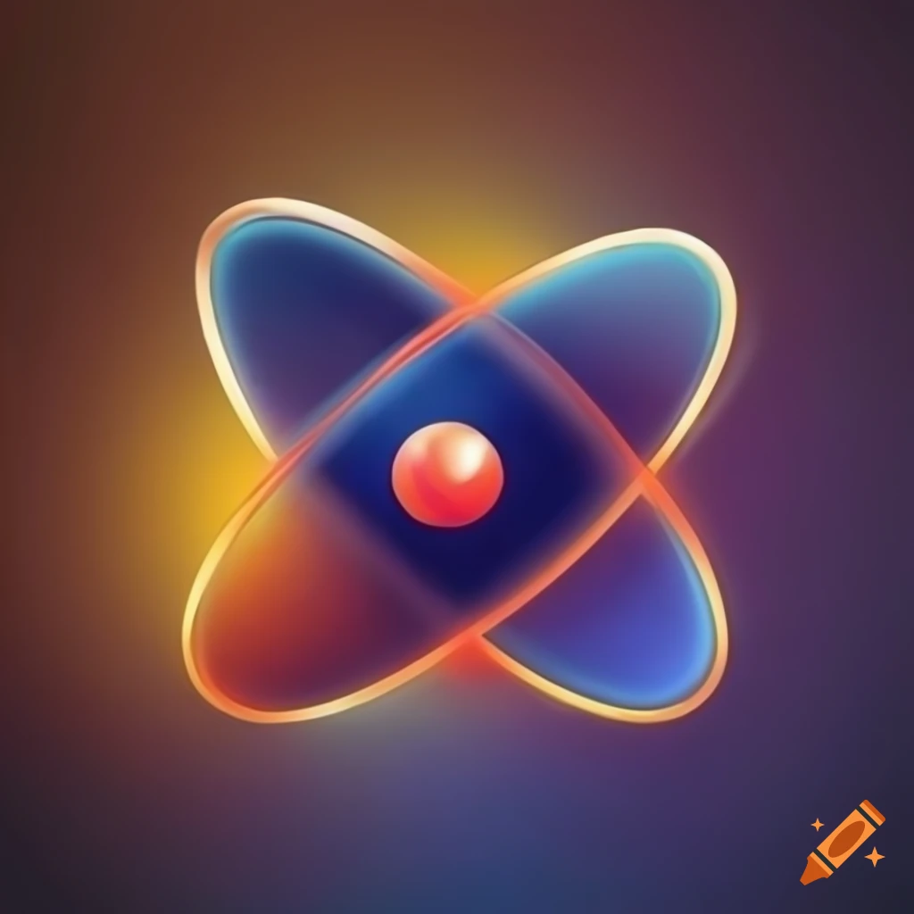 Atom-themed profile picture on Craiyon