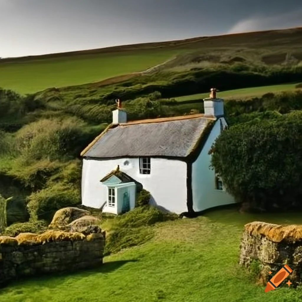Cottage on the edge of a rural motorway in new zealand on Craiyon