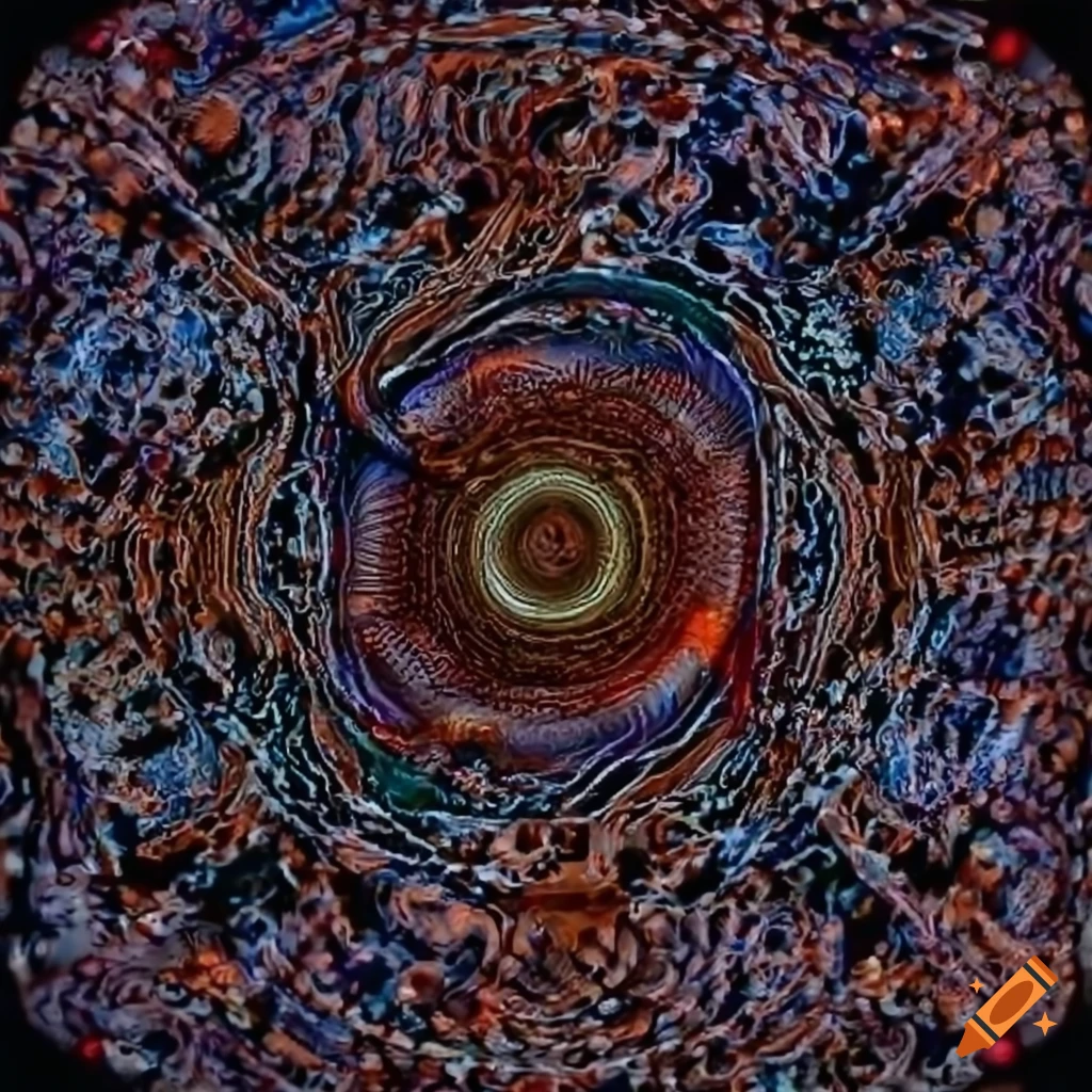 abstract representation of VLSI circuitry