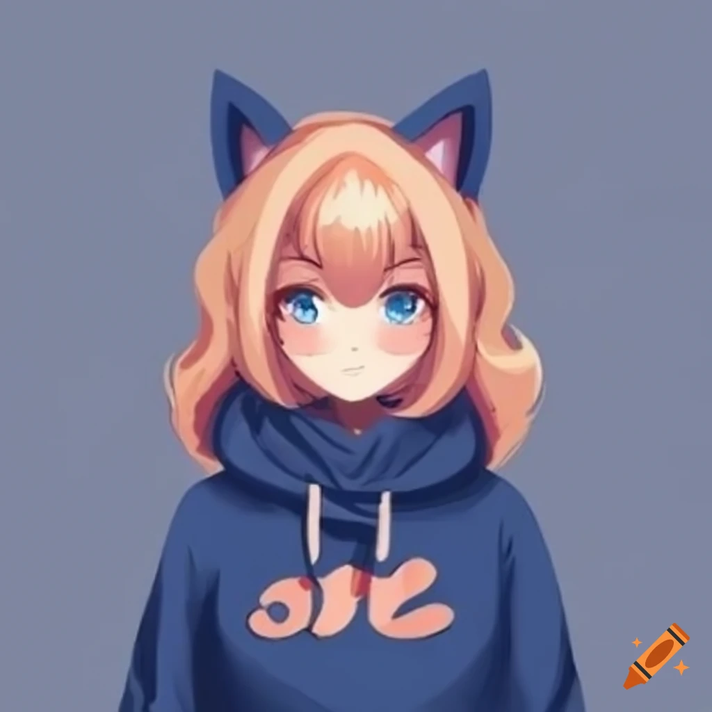 Cute Anime girl with a hoodie! by vrishnan on DeviantArt